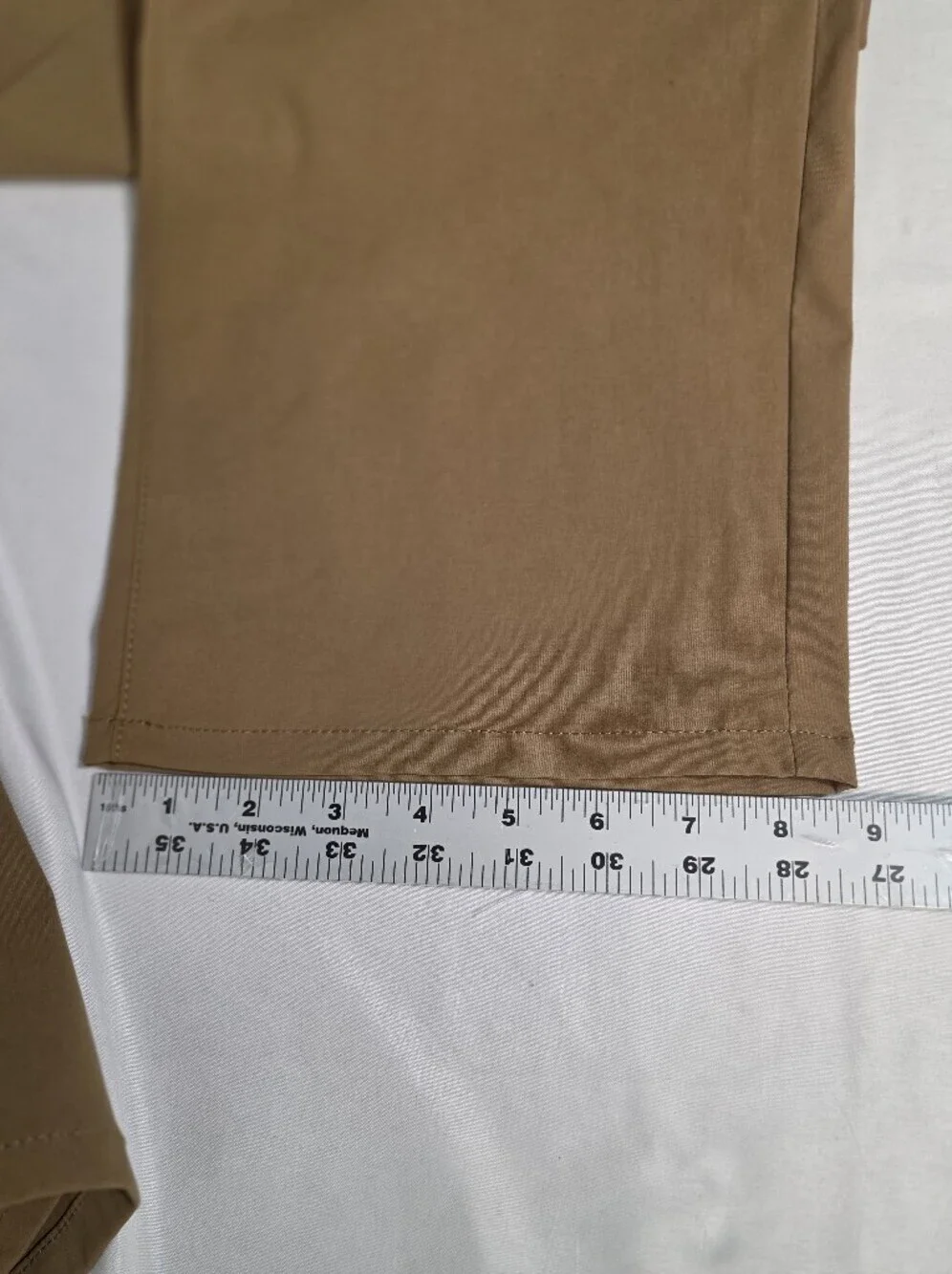 Member's Mark Mason Mens Brown Tile  Straight Fit 5 Pocket Pant Size 40 X 30
